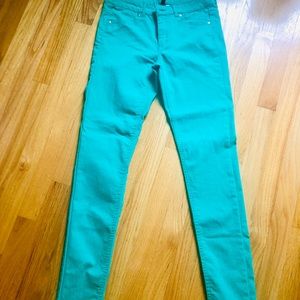 H&M Green Skinny jeans